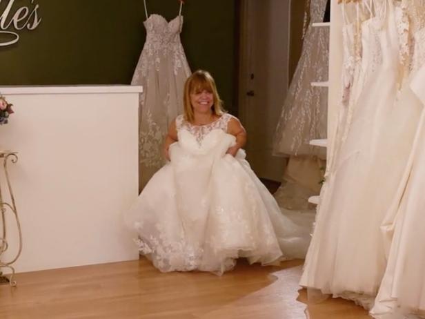 Amy's store wedding dress